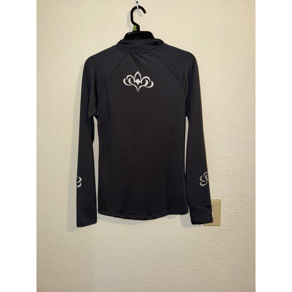 Layer 8 Womens Qwick Dry Quarter Zip Performance Pullover Gray Size Medium - Picture 2 of 6